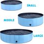 Foldable Dog Pool Portable Pet BathTub Large Indoor & Outdoor Collapsible Bathing Tub for Dogs and Cats