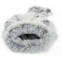 Self Warming Portable Cat Dog Cushion Bed Pad Sack Calming Cave Sleeping Bag Nest Hooded Pet Bed Burrow Hut Plush Pet Bed Mat
