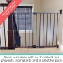 Extra Security Safety Latch Lock Gate Wide Easy Swing Hardware Mount