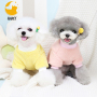 Dog Soft Cotton Pet Basic Clothes Breathable Outfits for Cats Puppy Pet Puppy Vest T-Shirt