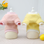 Dog Soft Cotton Pet Basic Clothes Breathable Outfits for Cats Puppy Pet Puppy Vest T-Shirt