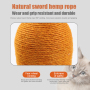 Cat Scratching Post Carrot Cat Scratcher Featuring with 3 Scratching Poles and Dangling Ball