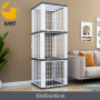 Large Cat Cage Crate Pet Playpen Detachable Dense Metal Wire Ferret Cage Indoor Cat Kennels