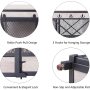 Dog Crate End Table Mesh Pet Kennels with Cushion and Hooks