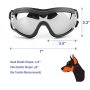 Anti-Dust Snowproof Dog UV Sunglasses Windproof with Elastic Straps For Pet