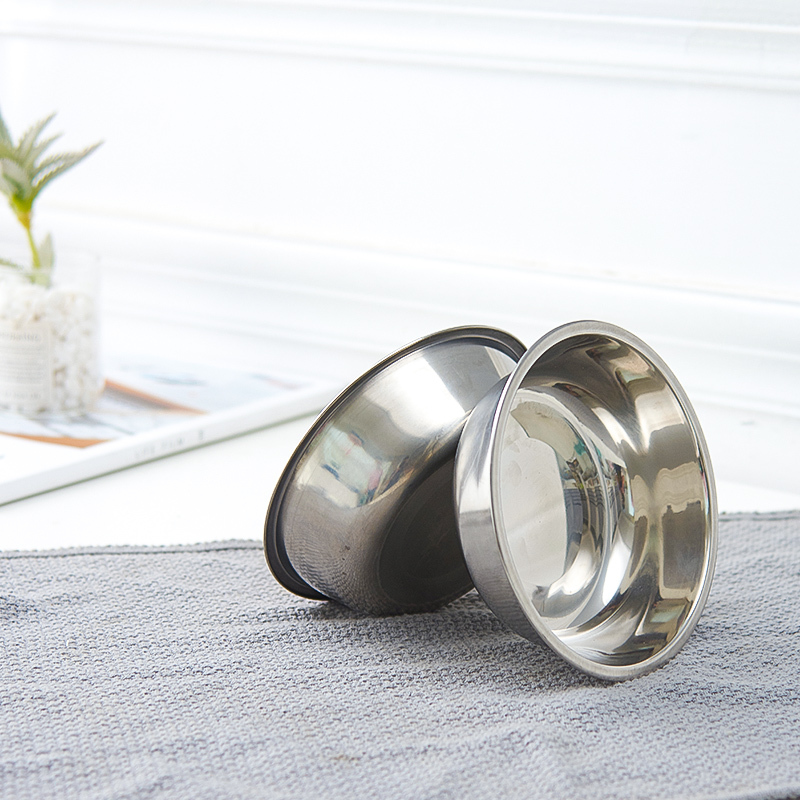 Double Dog Cat Bowls Double Premium Stainless Steel Pet Bowls with Cute Modeling Pet Food Water Feeder