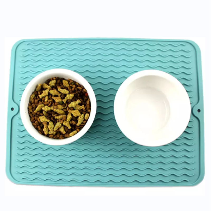 Dog and Cat Waterproof Anti-Slip Placemat Pet Water Feeding Mats Suitable for Pets Spilling on Floor