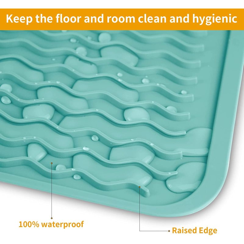 Dog and Cat Waterproof Anti-Slip Placemat Pet Water Feeding Mats Suitable for Pets Spilling on Floor