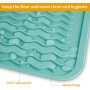 Dog and Cat Waterproof Anti-Slip Placemat Pet Water Feeding Mats Suitable for Pets Spilling on Floor