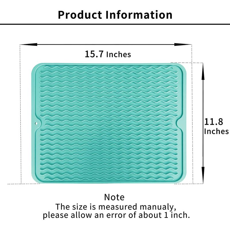 Dog and Cat Waterproof Anti-Slip Placemat Pet Water Feeding Mats Suitable for Pets Spilling on Floor