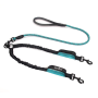 Double Leash Dog Walking Training Retraction Rope Double Dog Leash Reflective Detachable Pet Dog Bungee Elastic Double Leash
