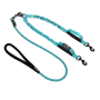 Double Leash Dog Walking Training Retraction Rope Double Dog Leash Reflective Detachable Pet Dog Bungee Elastic Double Leash