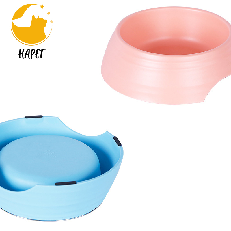 Teddy small and medium-sized dog rice bowl food cat bowl dog pet supplies concave corrugated single bowl