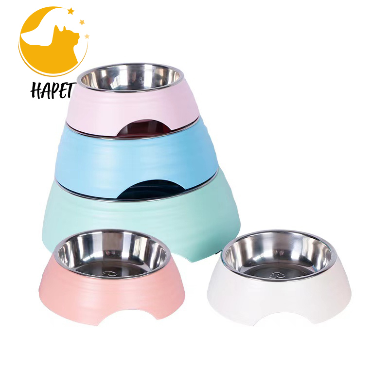 Teddy small and medium-sized dog rice bowl food cat bowl dog pet supplies concave corrugated single bowl