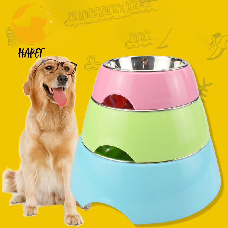 Teddy small and medium-sized dog rice bowl food cat bowl dog pet supplies concave corrugated single bowl