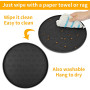 Foldable Pet Placemat Non-Slip Waterproof Pet Feeding Mats Raised Edge Prevents Residue from Spilling onto The Floor