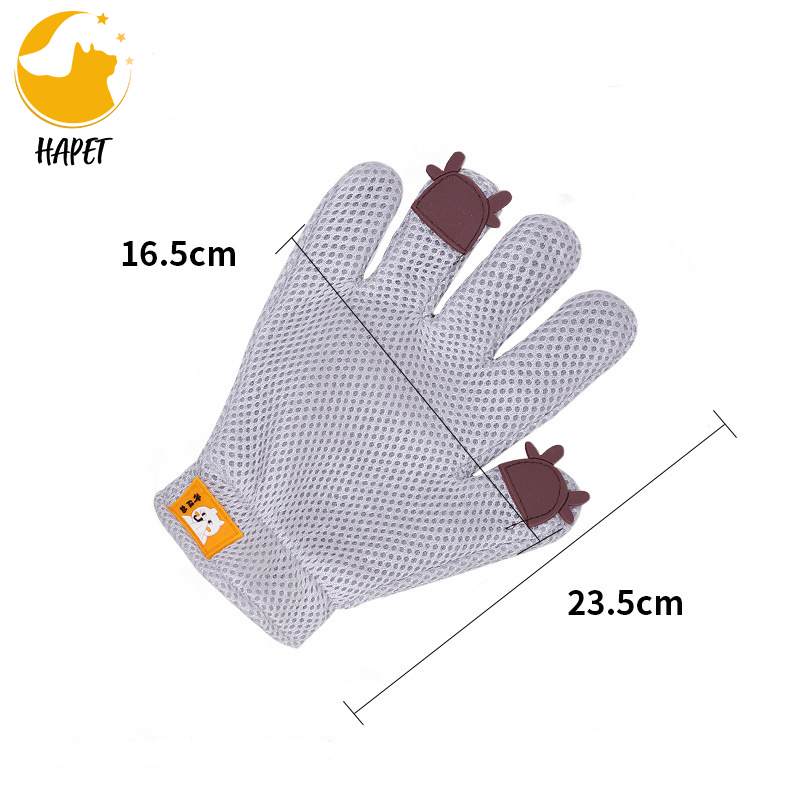 Grooming gloves for cats to float pet hair removal brush dog bath massage comb silicone  pet supplies