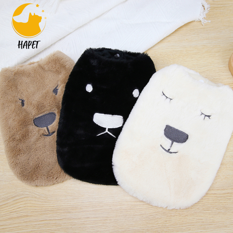 Dog Sweater Vests Warm Fleece Cat Clothes Plush Cute Puppy Kitten Soft Stretchy Pullover for Winter