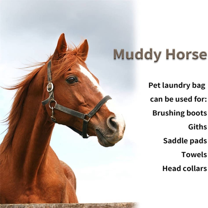Large Pet Laundry Bag Wash Bag for Pet Bedding Blankets Towels Beds Fleece Ideal for Dog Cat Horse Guinea Pigs