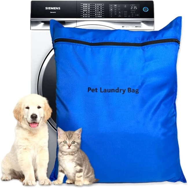 Large Pet Laundry Bag Wash Bag for Pet Bedding Blankets Towels Beds Fleece Ideal for Dog Cat Horse Guinea Pigs