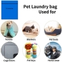 Large Pet Laundry Bag Wash Bag for Pet Bedding Blankets Towels Beds Fleece Ideal for Dog Cat Horse Guinea Pigs