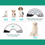 Plastic Dog Cone Collar for Dogs After Surgery Recovery Collar Adjustable