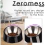 Tilted Angle Bulldog Bowl Pet Feeder 15 Degree Slanted Bowl for Dogs and Cats Stainless Steel Pet Bowl