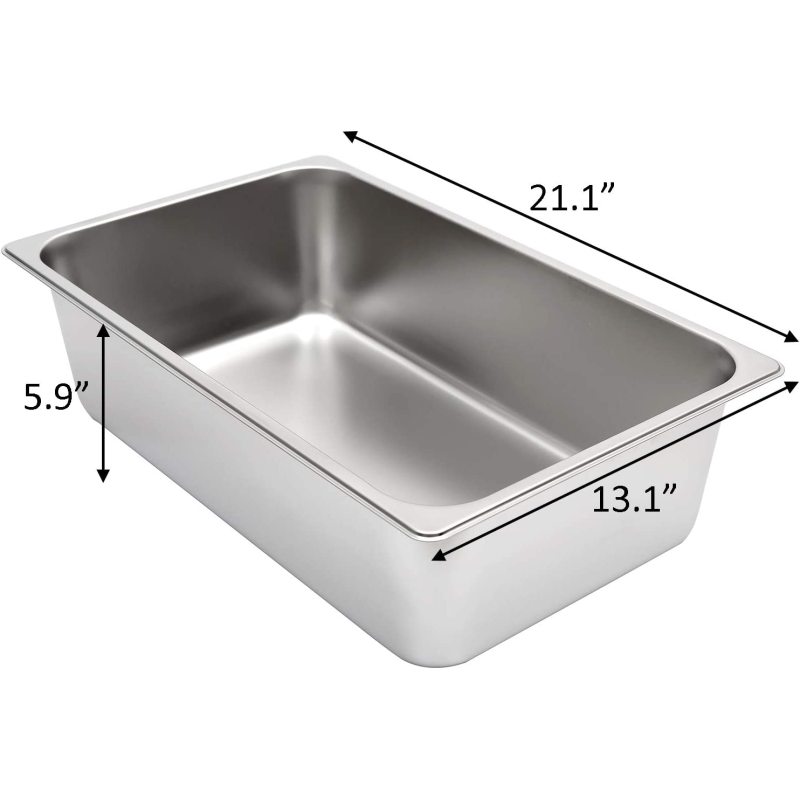 Stainless Steel Cat Litter Box, Metal Litter Pan for Cat, Non Stick Smooth Surface