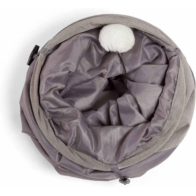 Oxford Foldable Cat Tunnel Crinkle Toy for Indoor Cats