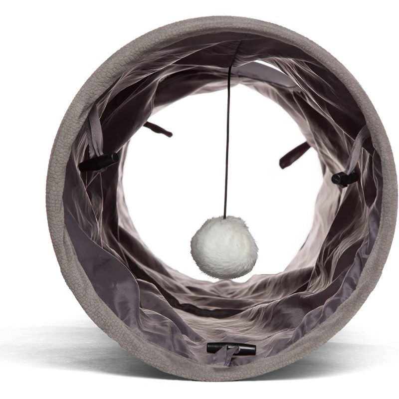 Oxford Foldable Cat Tunnel Crinkle Toy for Indoor Cats