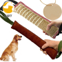 Dog Tug of War Toy for Aggressive Chewers,Interactive Dog Toy,Safe Fire Hose Dog Chew Toy with Strong Cotton Rope Handle