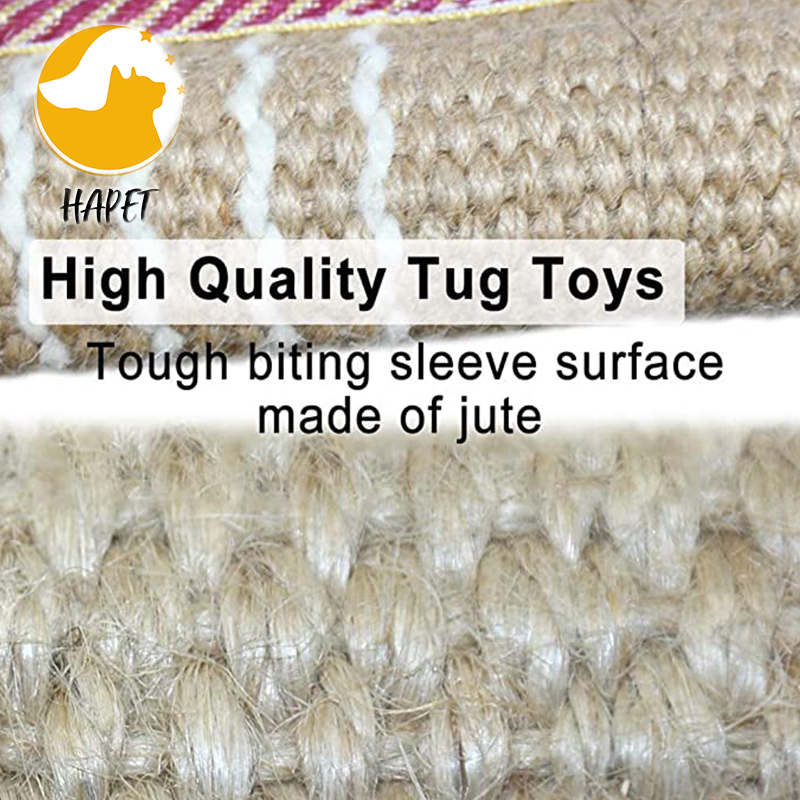 Dog Tug of War Toy for Aggressive Chewers,Interactive Dog Toy,Safe Fire Hose Dog Chew Toy with Strong Cotton Rope Handle