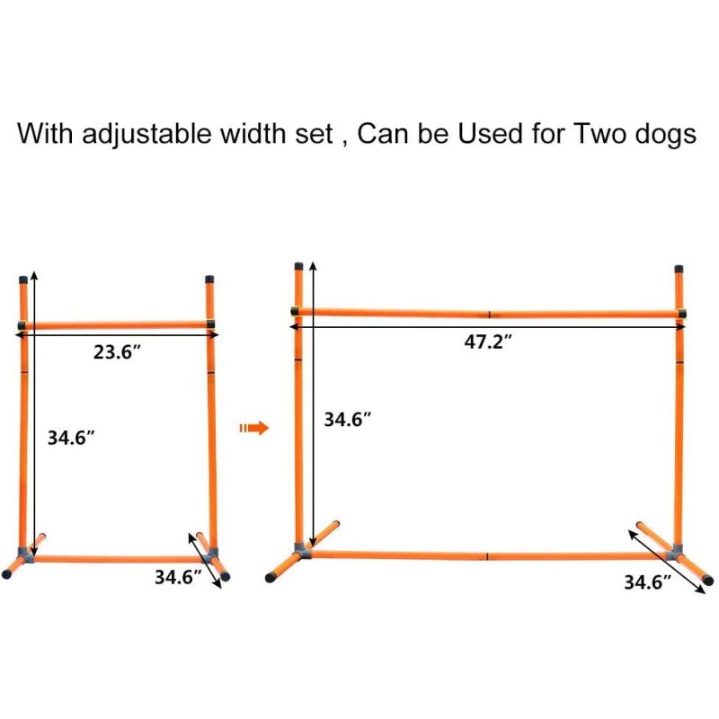 Dog Agility Course Equipment Obstacle Agility Training Starter Kit for Dog And Pet Outdoor Games