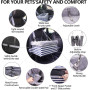 Dog-Car-Booster-Seat Upgrade Metal Frame Construction with Clip-On Safety Leash and Dog Blanket,Perfect for Small Pets up to 20l