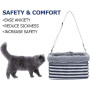 Dog-Car-Booster-Seat Upgrade Metal Frame Construction with Clip-On Safety Leash and Dog Blanket,Perfect for Small Pets up to 20l