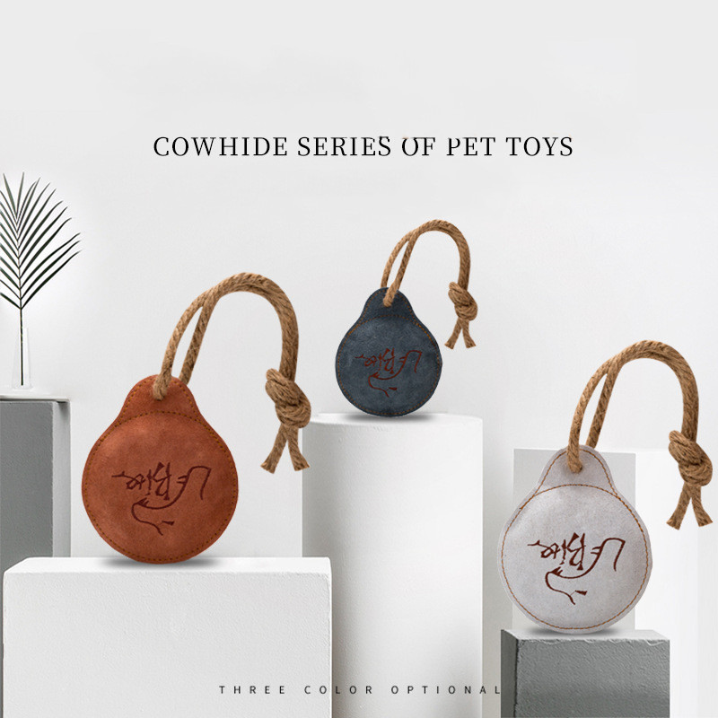 DOG DURABLE TOY COWHIDE MATERIAL INDESTRUCTIBLE