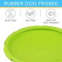 Nature Rubber Floating Dog Flying Disc for Water Pool Beach
