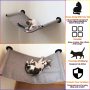 Cat Hammock Wall Mounted Cat Wall Shelves Furniture for Sleeping Playing Climbing