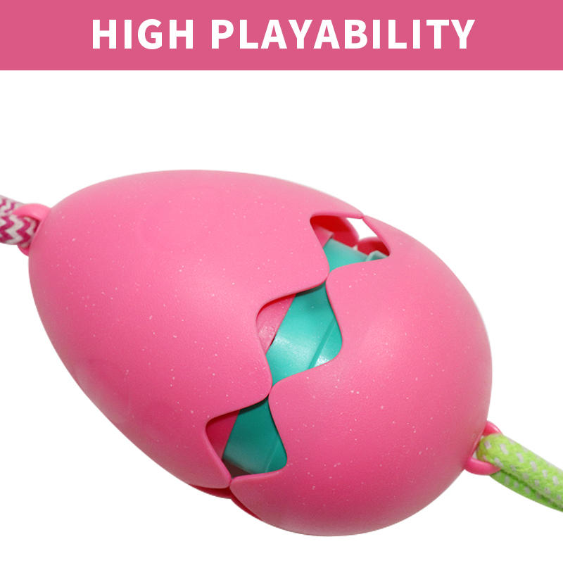 Hot selling dog leaky ball dog bite-resistant outdoor strong leash Puzzle dog toy