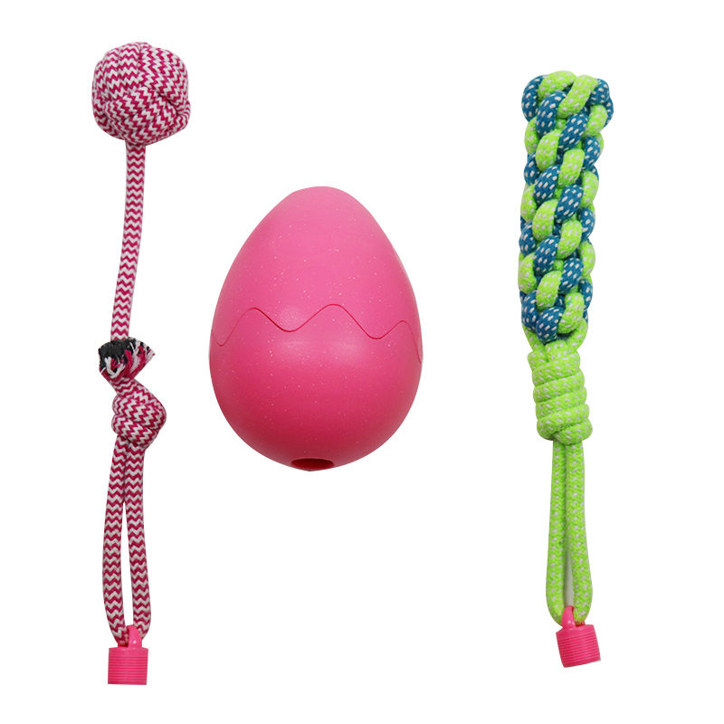 Hot selling dog leaky ball dog bite-resistant outdoor strong leash Puzzle dog toy