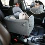 Dog Car Seat Pet Supplies - Travel Bags for Portable Console Cat Seat Washable Booster Seat