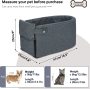 Dog Car Seat Pet Supplies - Travel Bags for Portable Console Cat Seat Washable Booster Seat