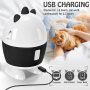 Adjustable Automatic LED Interactive Cat Feather Toy Recharge Exercise Toys for Indoor Cats