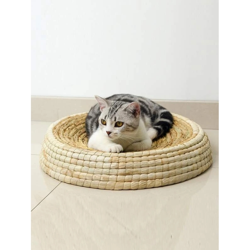 Bowl-shaped cat scratch board nest wear-resistant toy claw pad willow grass nest supplies
