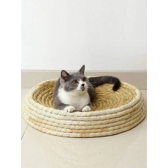 Bowl-shaped cat scratch board nest wear-resistant toy claw pad willow grass nest supplies