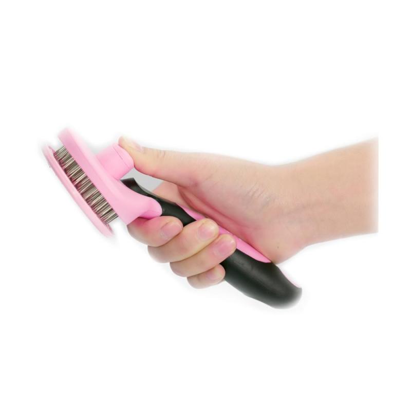 Professional Pet Dog  And Cat Slicker Brush Round Cleaning Grooming Comb