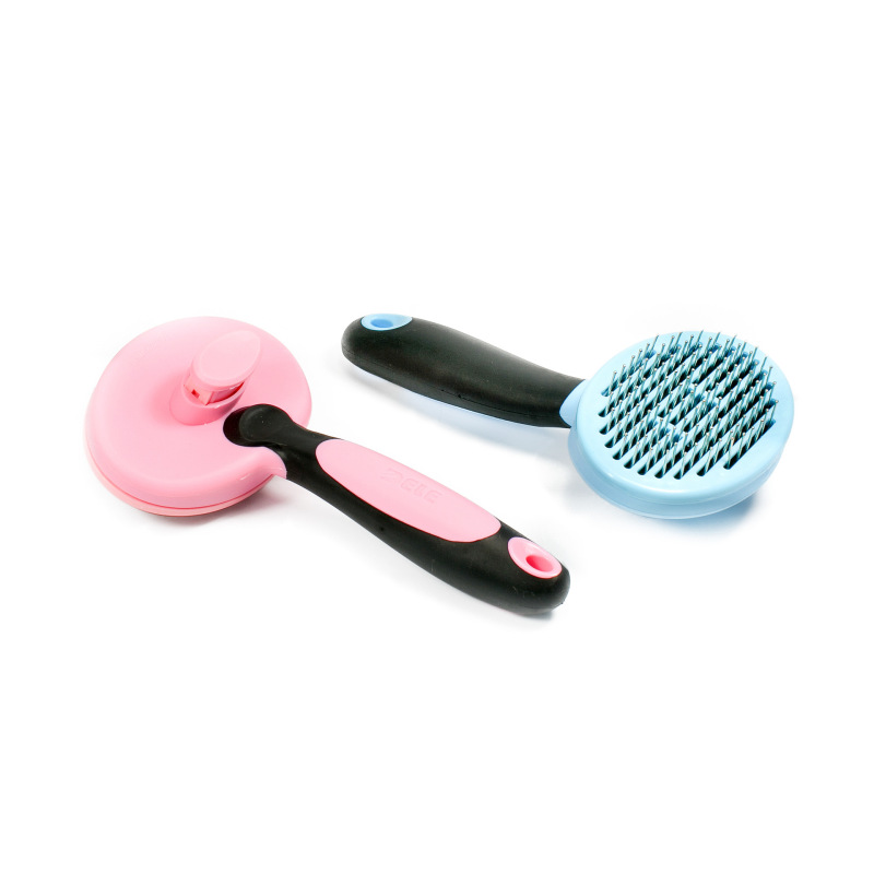 Professional Pet Dog  And Cat Slicker Brush Round Cleaning Grooming Comb
