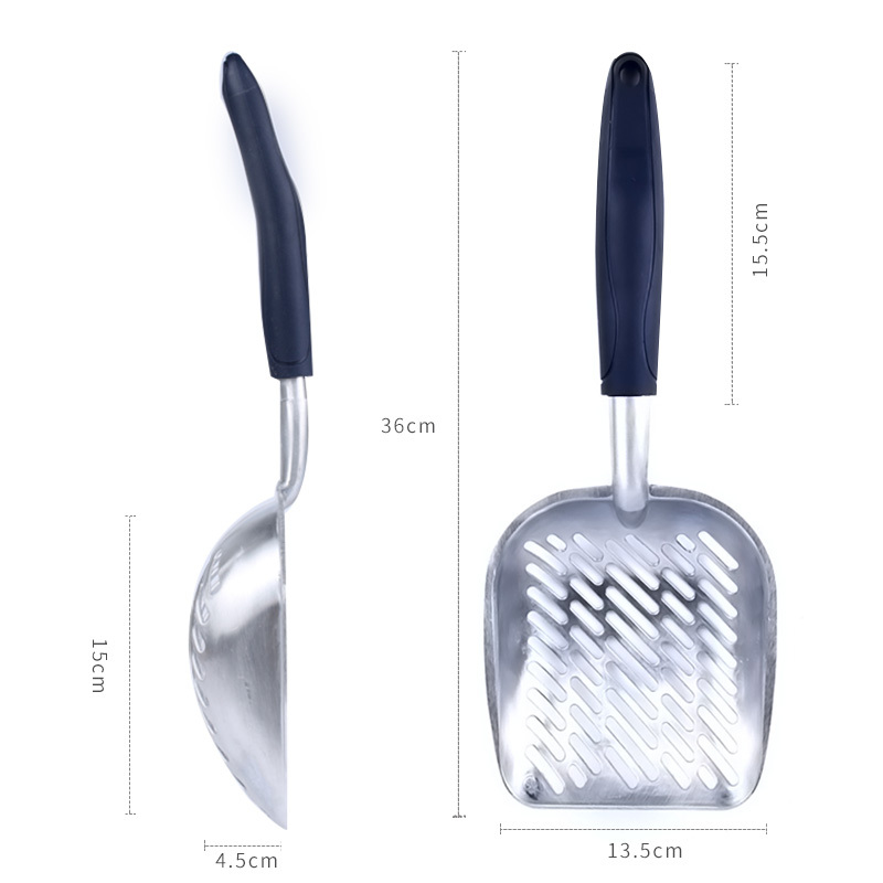 Wholesale High Quality Cat Litter Scoop All Metal with Solid Core Sifter with Deep Shovel Multi-Cat Tested