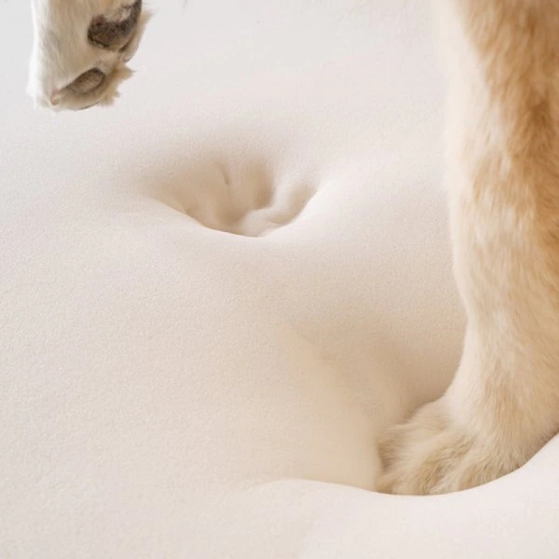 Removable Cover Dog Bed Orthopedic Pillow Dog Bed Faux Fur Rectangular Pet Beds