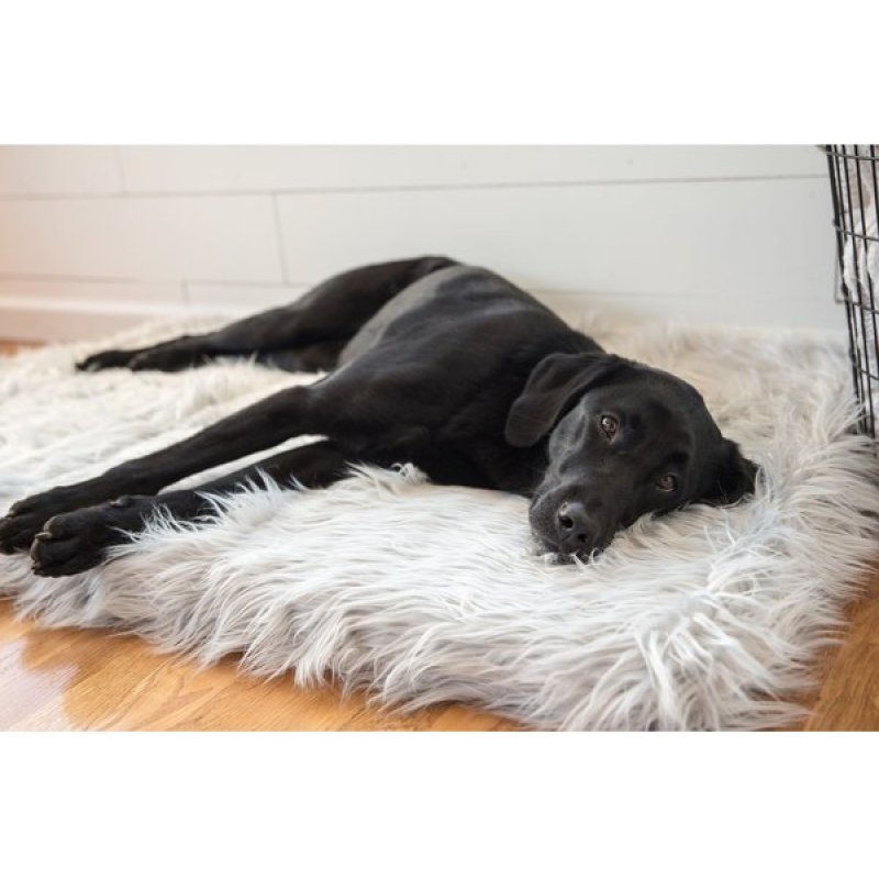 Removable Cover Dog Bed Orthopedic Pillow Dog Bed Faux Fur Rectangular Pet Beds
